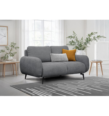 FEBE 2-Sitzer-Sofa, dunkelgrau