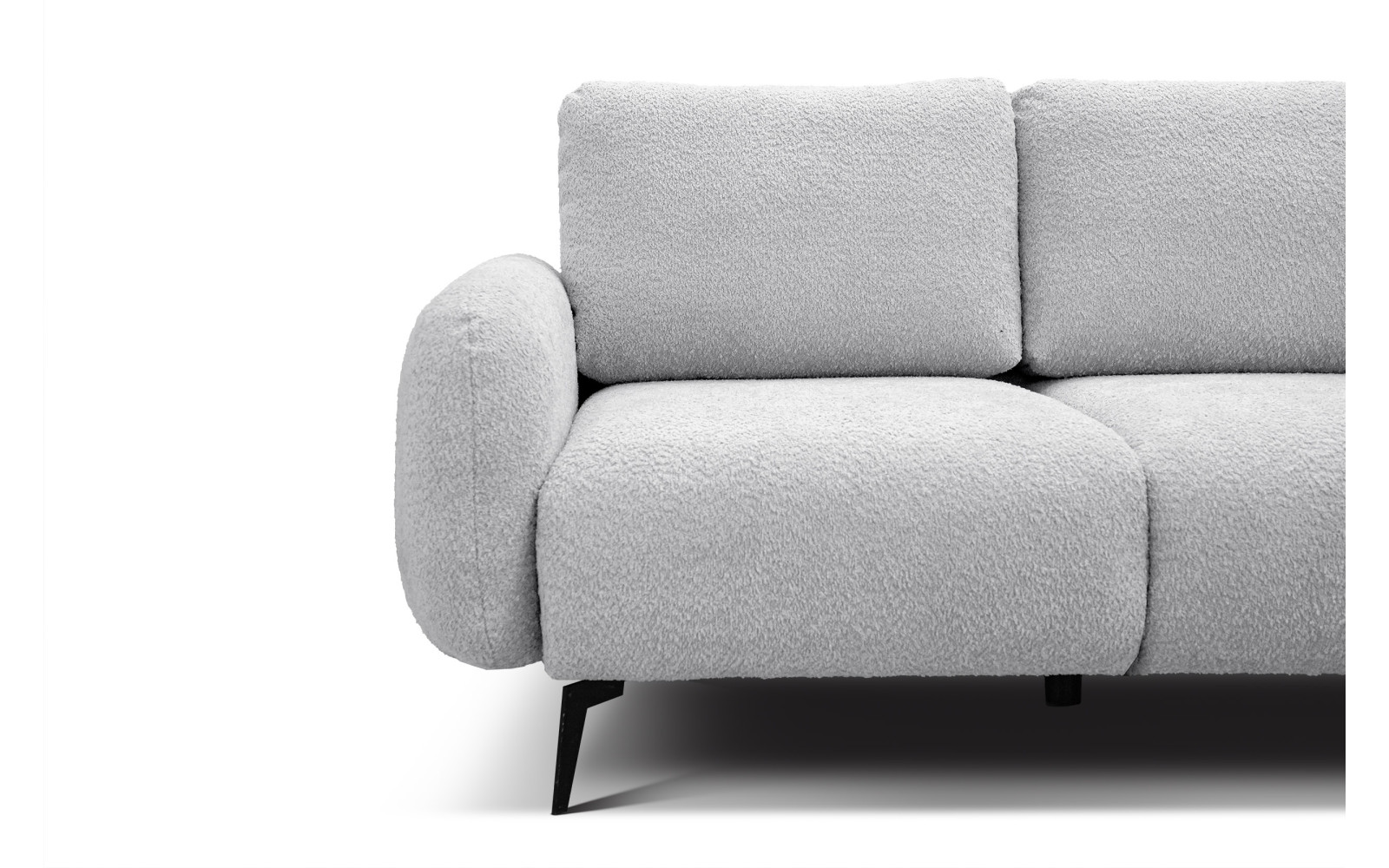 FEBE 2-Sitzer-Sofa, hellgrau