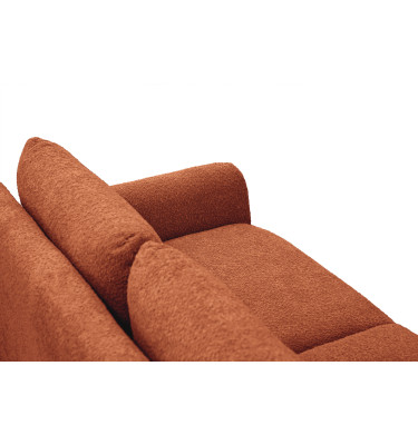 FEBE 2-Sitzer-Sofa, dunkelorange