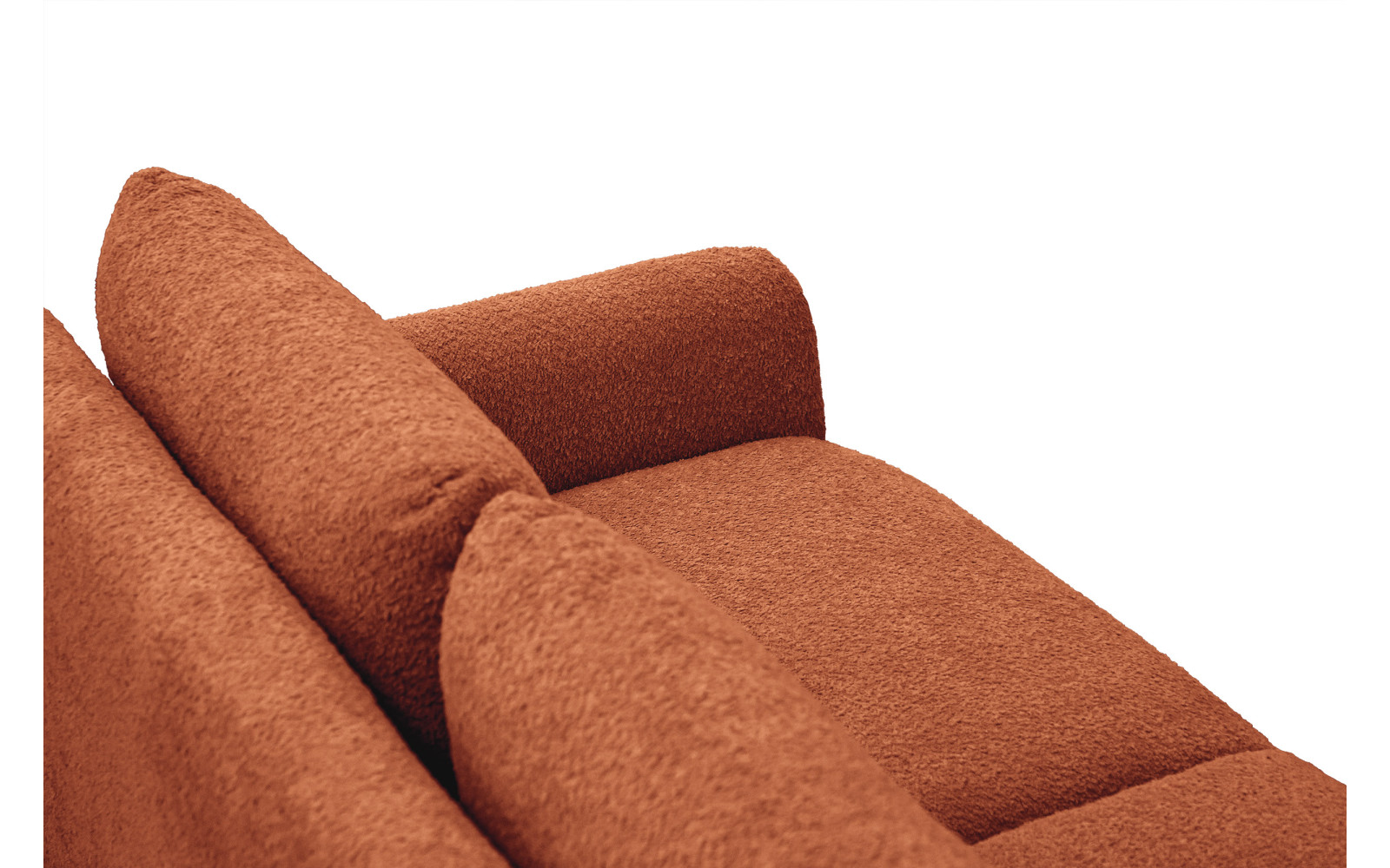 FEBE 2-Sitzer-Sofa, dunkelorange