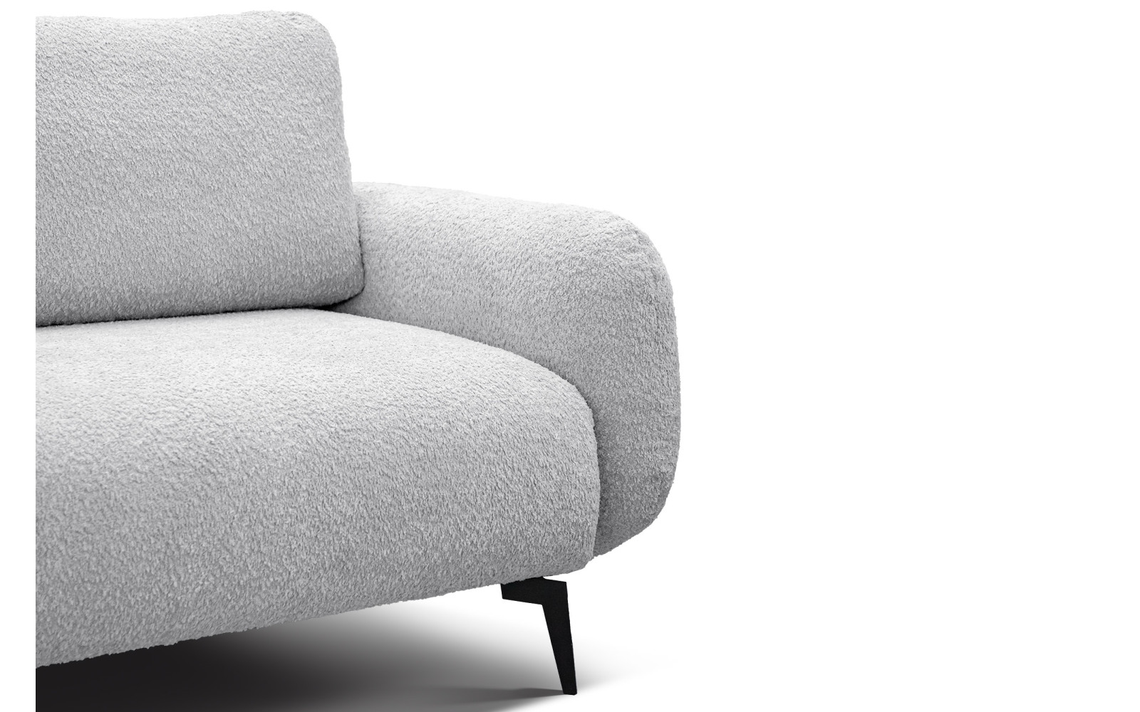 FEBE 2-Sitzer-Sofa, hellgrau