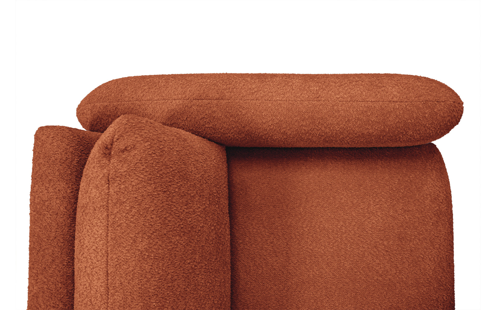 FEBE 2-Sitzer-Sofa, dunkelorange