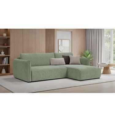 TAUER Ecksofa 3-Sitzer links, mint