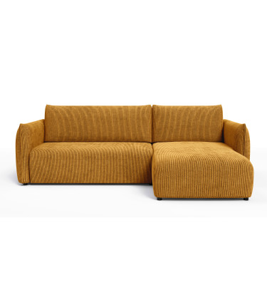 TAUER Ecksofa 3-Sitzer links, safran