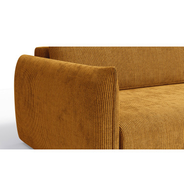 TAUER Ecksofa 3-Sitzer links, safran