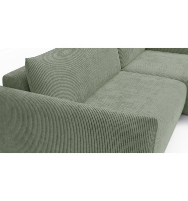 TAUER Ecksofa 3-Sitzer links, mint