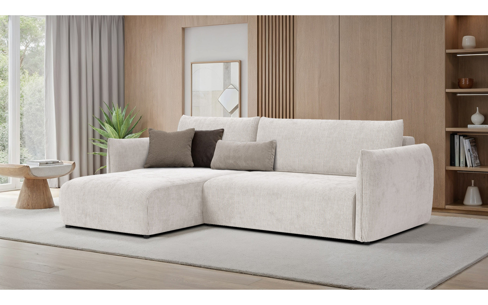 TAUER Ecksofa 3-Sitzer links