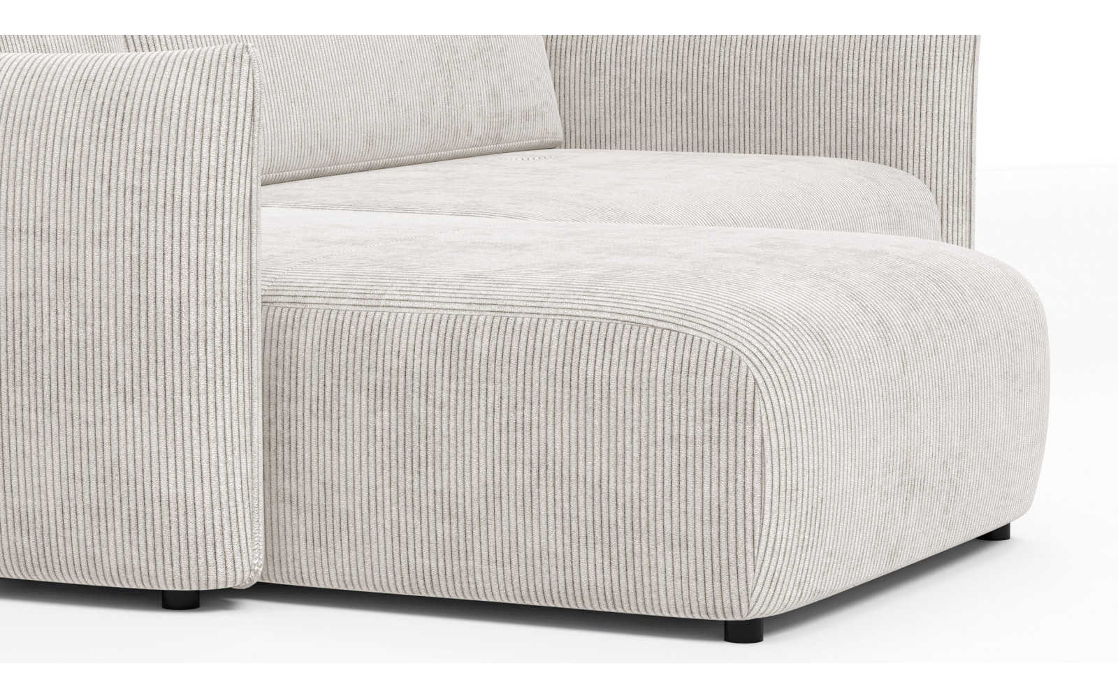 TAUER Ecksofa 3-Sitzer links