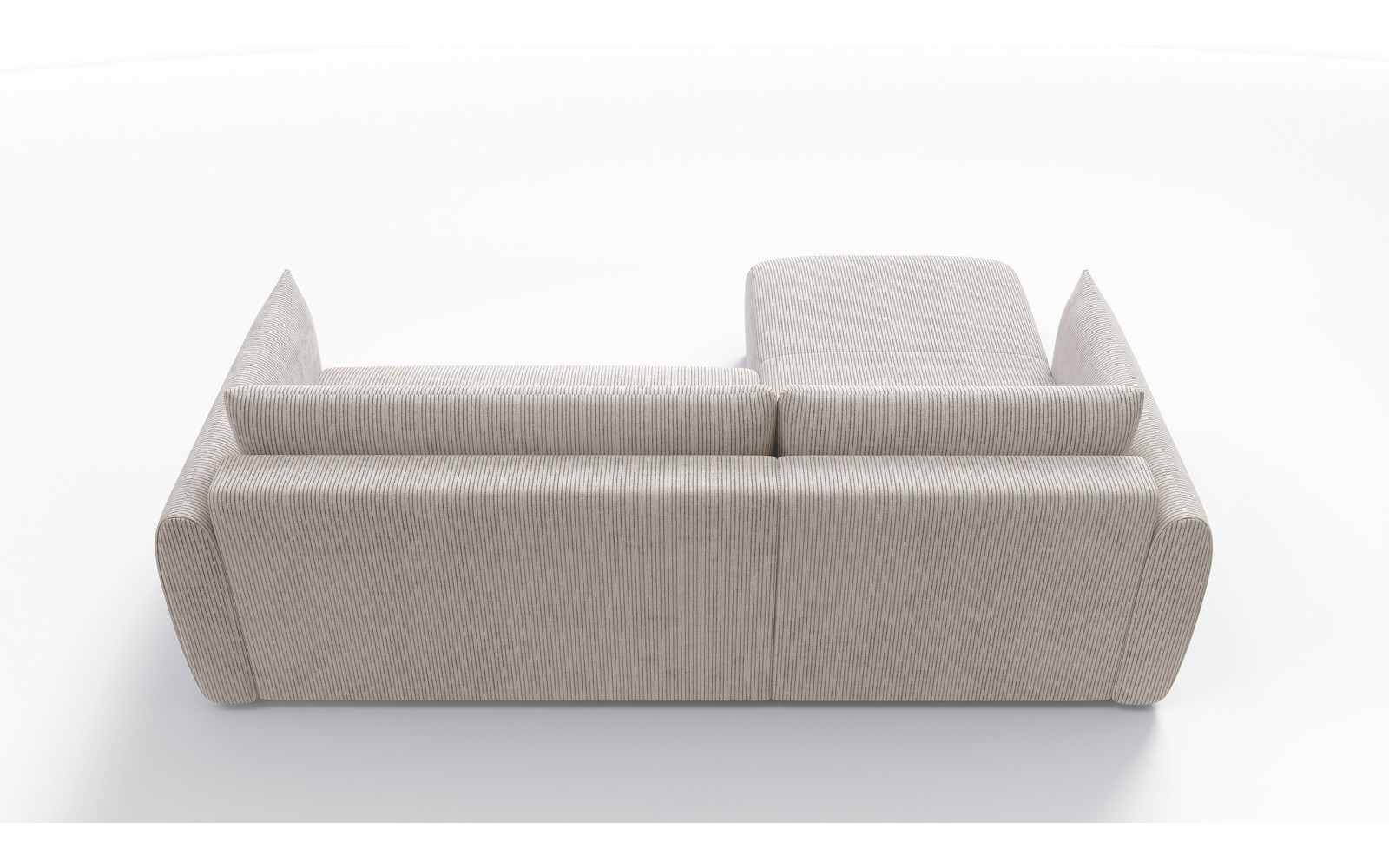 TAUER Ecksofa 3-Sitzer links