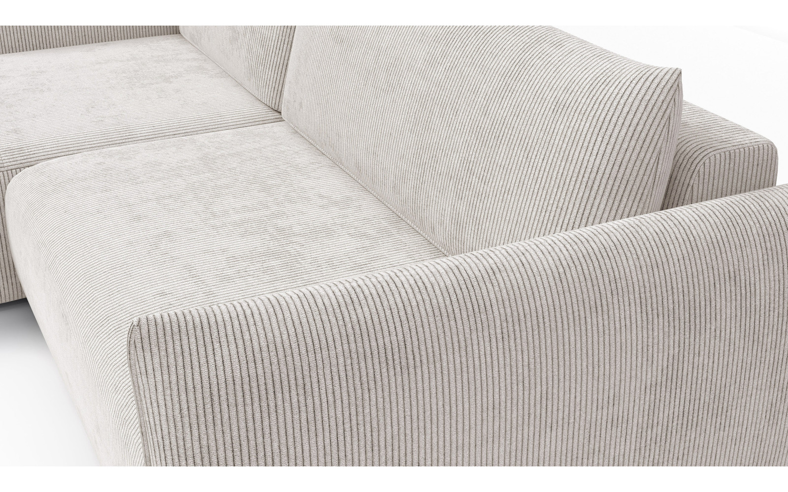 TAUER Ecksofa 3-Sitzer links