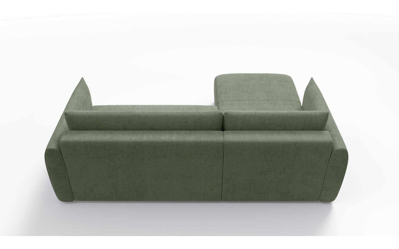 TAUER Ecksofa 3-Sitzer rechts, mint