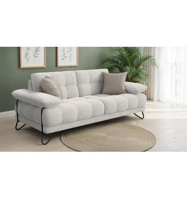 BUBBARA 2,5-Sitzer-Sofa, creme