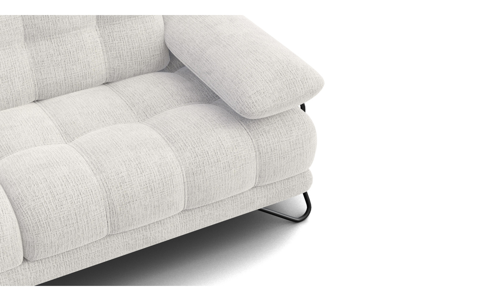 BUBBARA 2,5-Sitzer-Sofa, creme