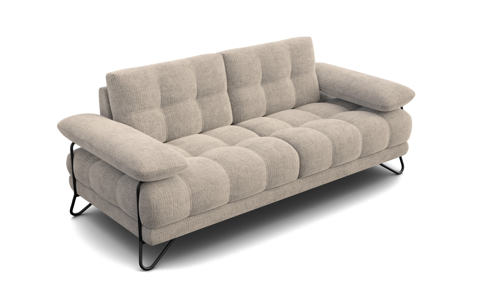 BUBBARA 2,5-Sitzer-Sofa, beige