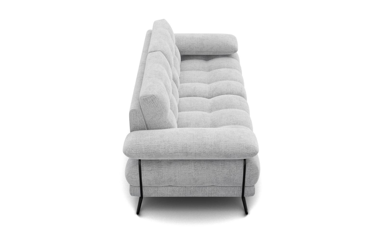 BUBBARA 2,5-Sitze-Sofa, hellgrau