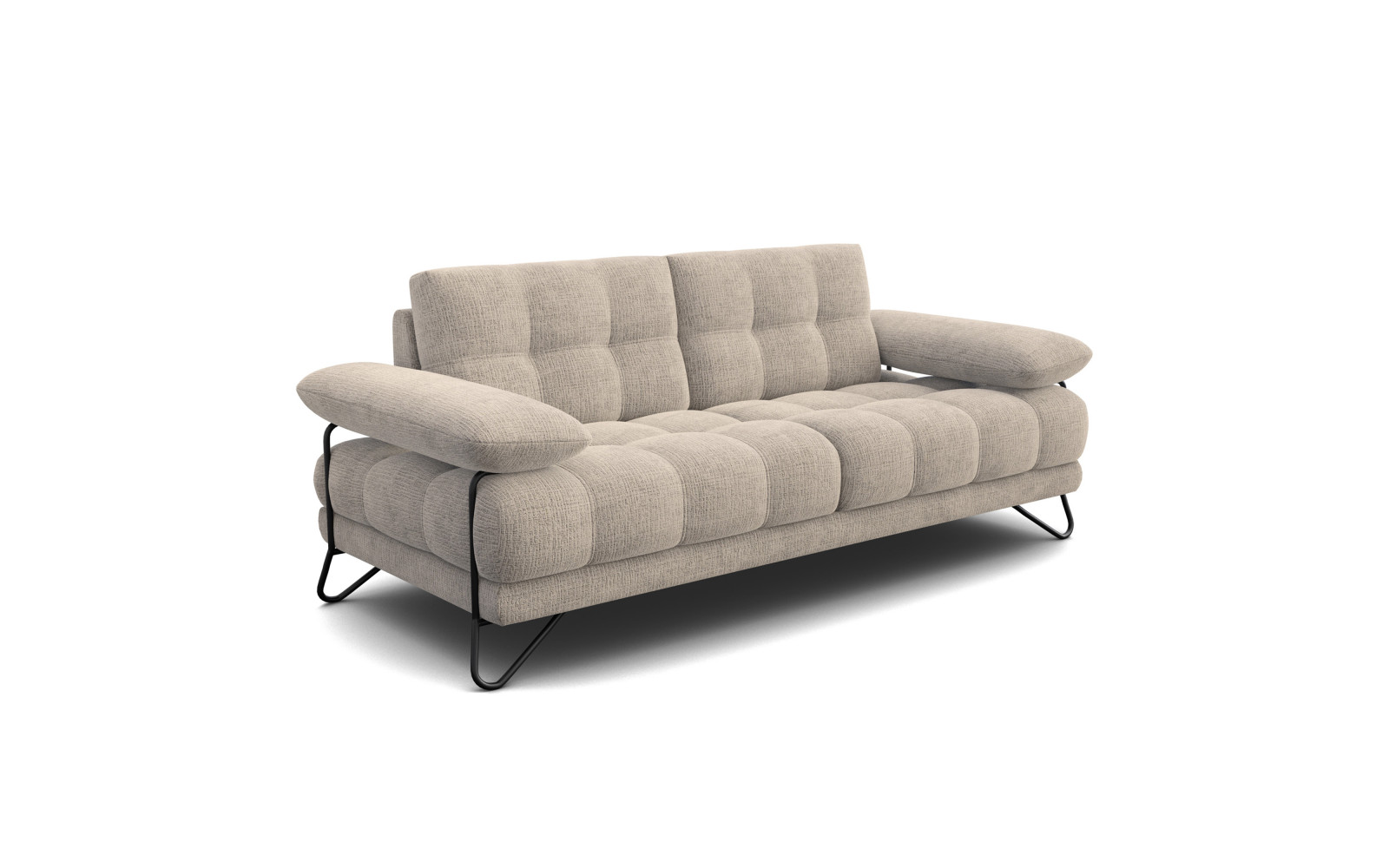 BUBBARA 2,5-Sitzer-Sofa, beige