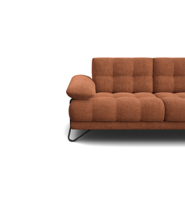 BUBBARA 2,5-Sitzer-Sofa, rostrot