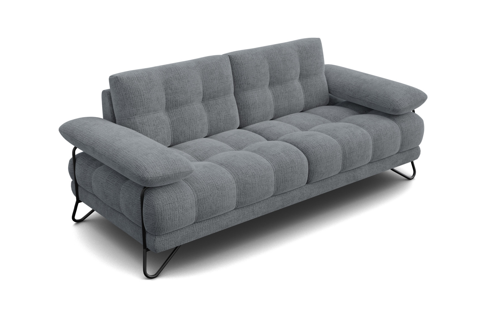 BUBBARA 2,5-Sitzer-Sofa, dunkelgrau