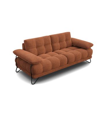 BUBBARA 2,5-Sitzer-Sofa, rostrot
