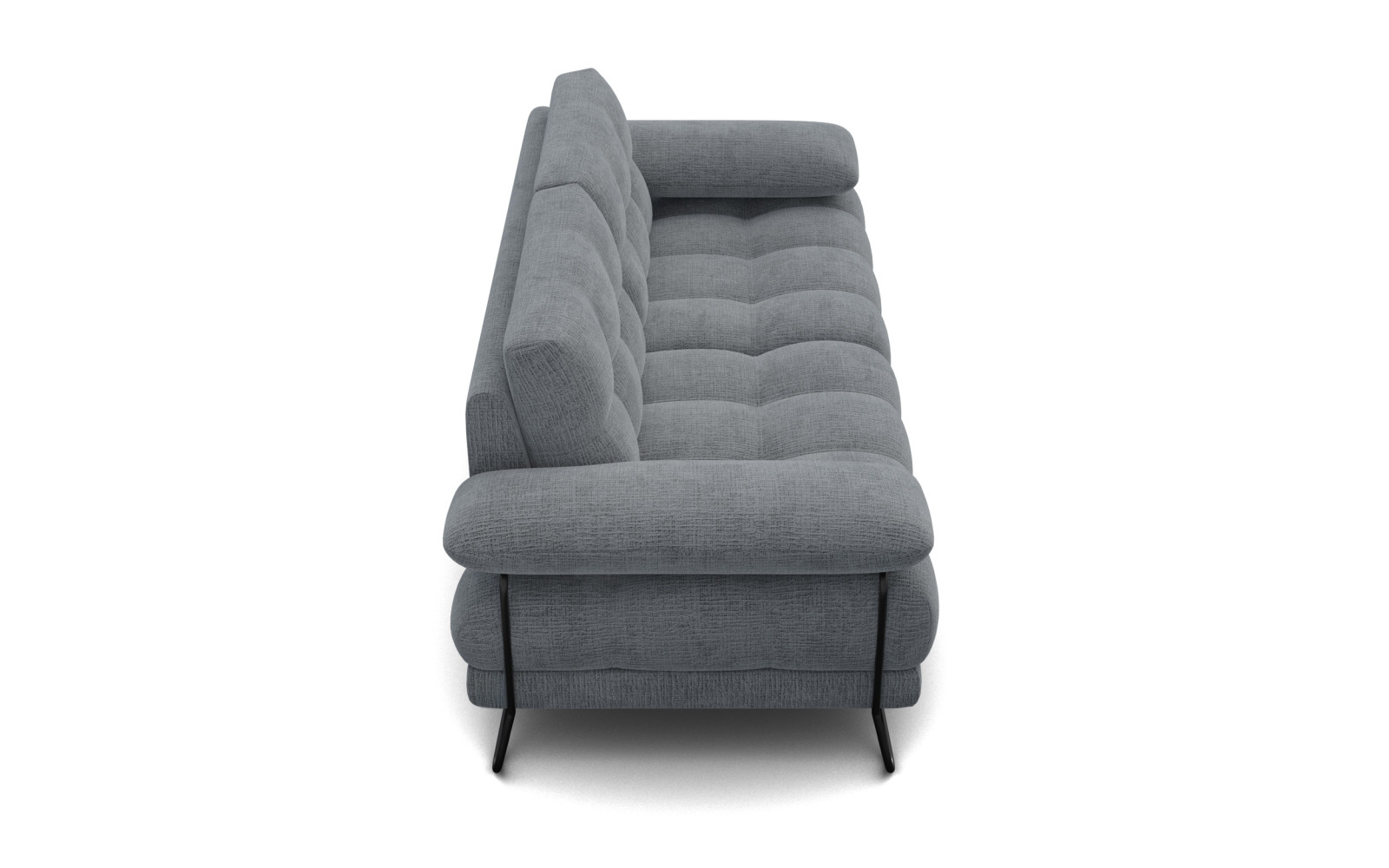 BUBBARA 2,5-Sitzer-Sofa, dunkelgrau