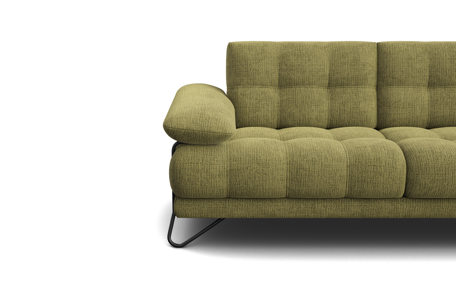 BUBBARA 2,5-Sitzer-Sofa, olivgrün