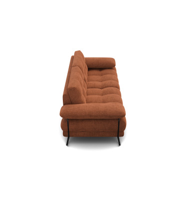BUBBARA 2,5-Sitzer-Sofa, rostrot