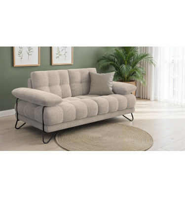 BUBBARA 2-Sitzer-Sofa, beige
