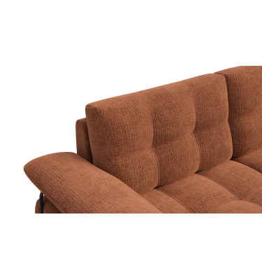 BUBBARA 2,5-Sitzer-Sofa, rostrot