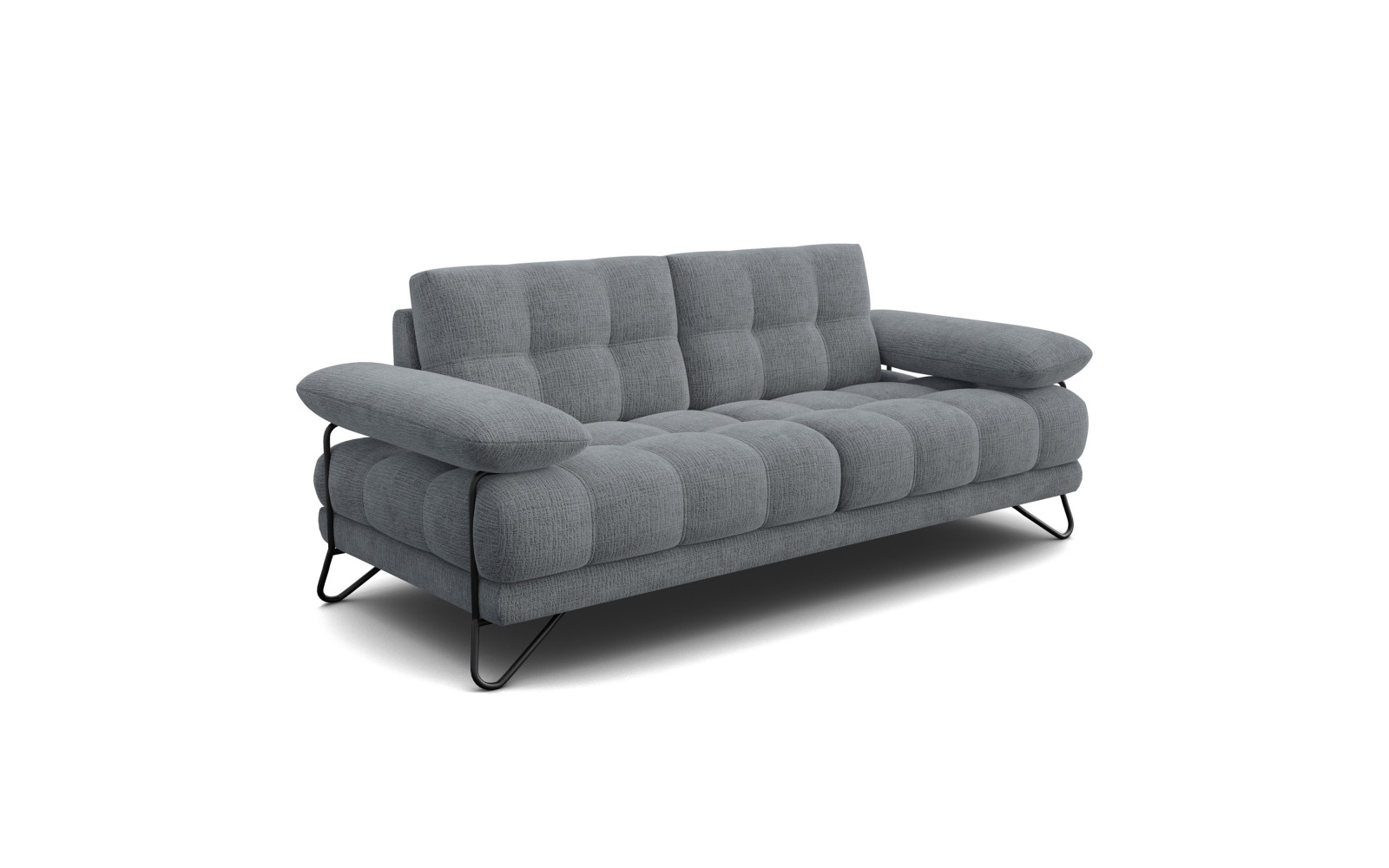 BUBBARA 2,5-Sitzer-Sofa, dunkelgrau