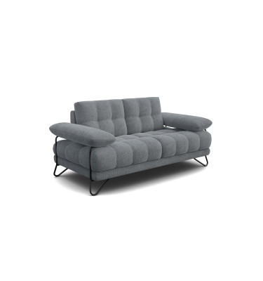BUBBARA 2-Sitzer-Sofa, dunkelgrau