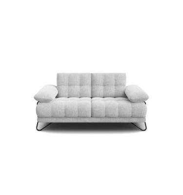 BUBBARA 2-Sitze-Sofa, hellgrau
