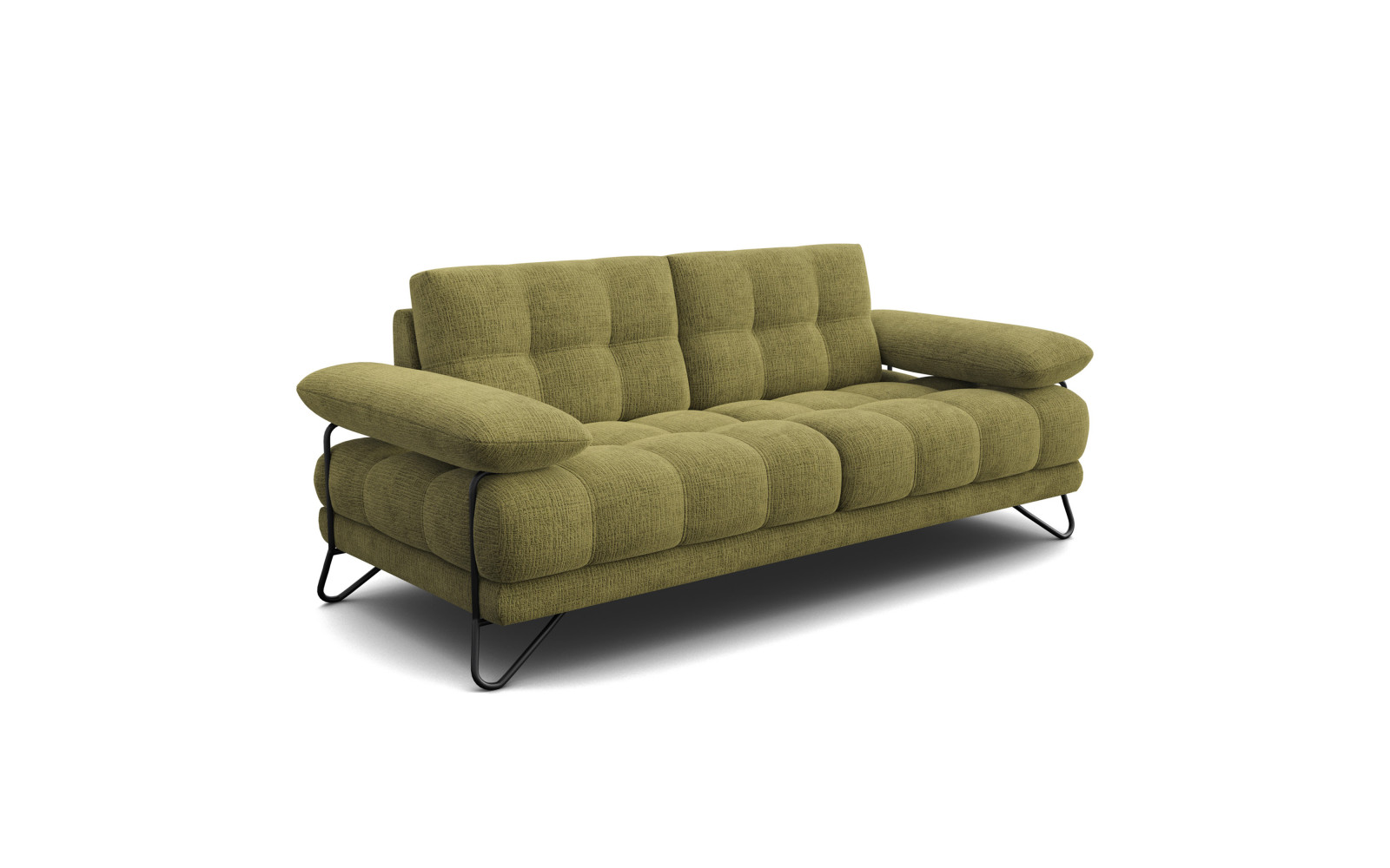 BUBBARA 2,5-Sitzer-Sofa, olivgrün