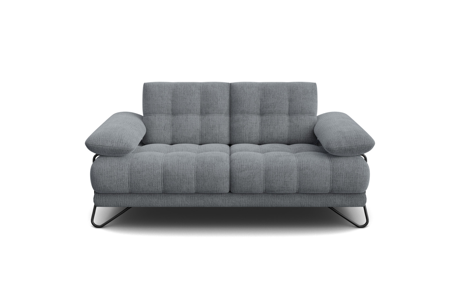 BUBBARA 2-Sitzer-Sofa, dunkelgrau