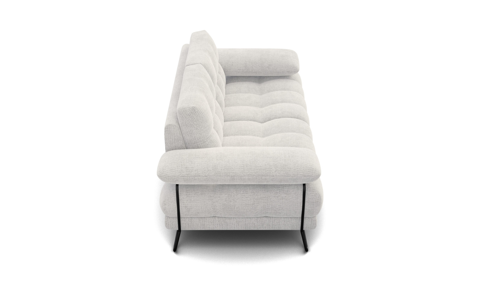 BUBBARA 2-Sitzer-Sofa, creme