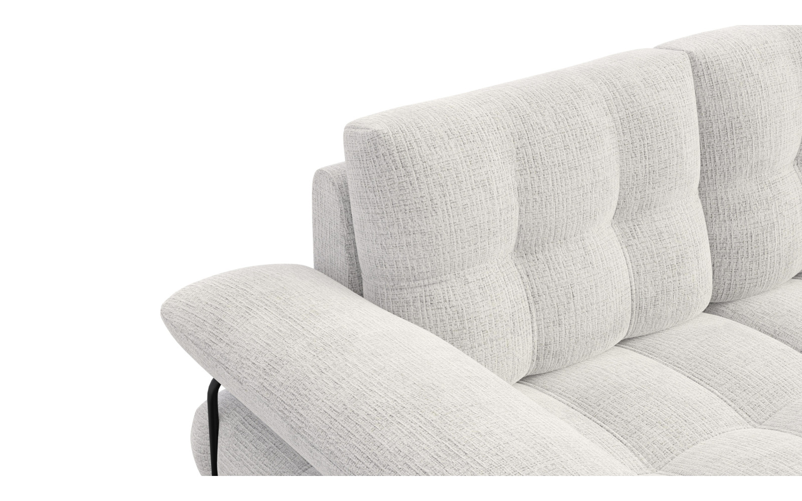 BUBBARA 2-Sitzer-Sofa, creme