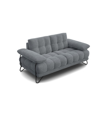 BUBBARA 2-Sitzer-Sofa, dunkelgrau