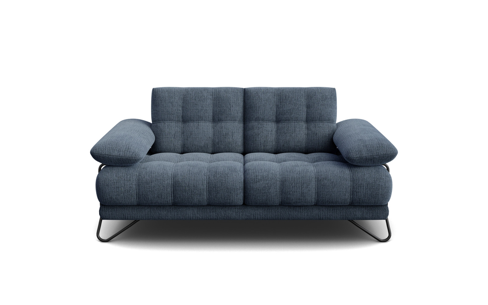 BUBBARA 2-Sitzer-Sofa, marineblau