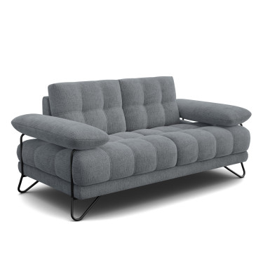 BUBBARA 2-Sitzer-Sofa, dunkelgrau