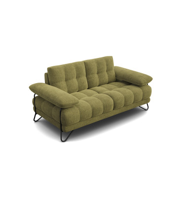 BUBBARA 2-Sitzer-Sofa, olivgrün