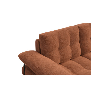 BUBBARA 2-Sitzer-Sofa, rostrot