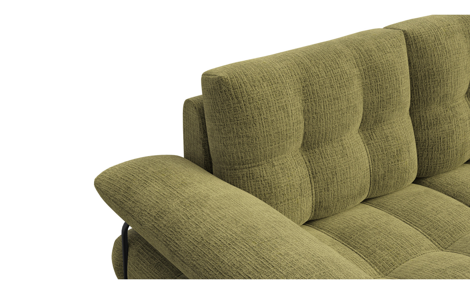 BUBBARA 2-Sitzer-Sofa, olivgrün