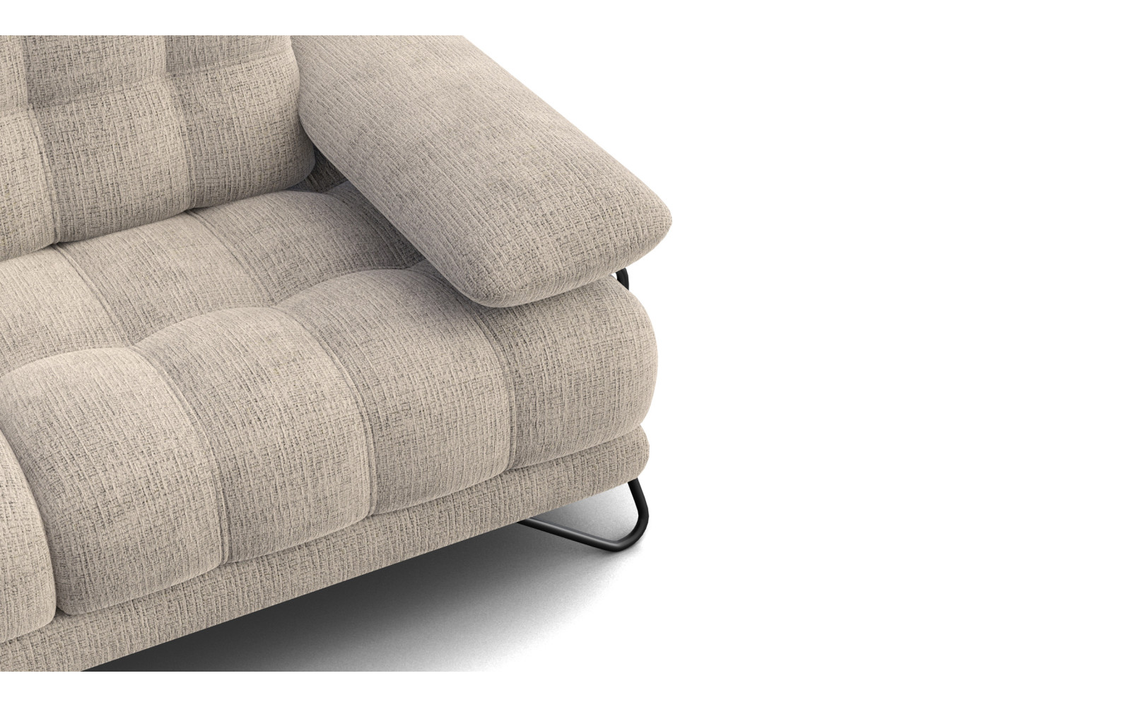 BUBBARA 2-Sitzer-Sofa, beige