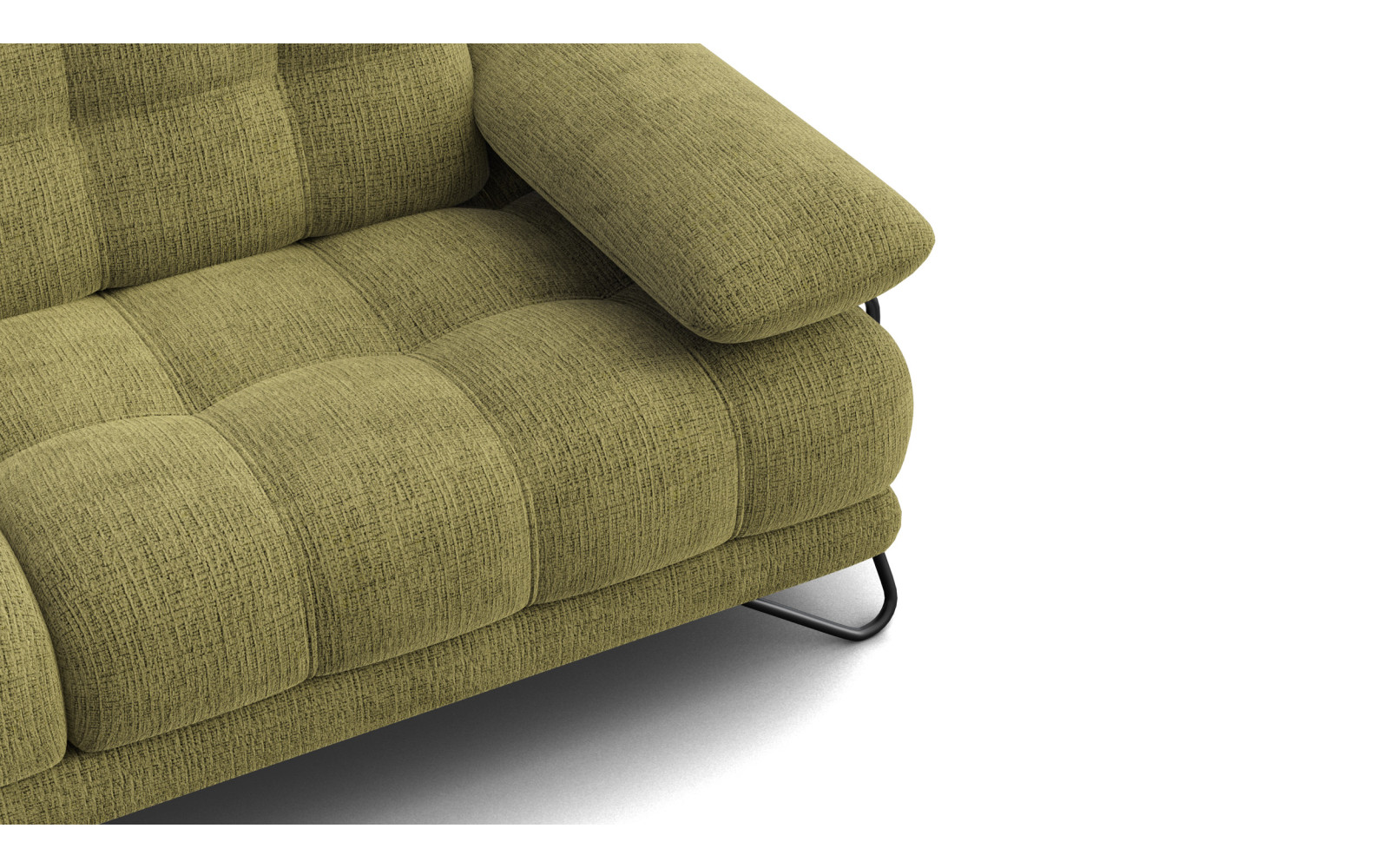 BUBBARA 2,5-Sitzer-Sofa, olivgrün