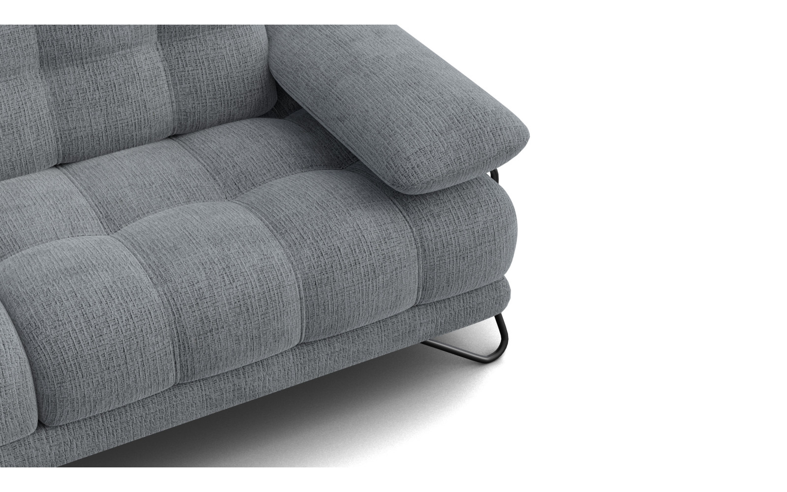 BUBBARA 2,5-Sitzer-Sofa, dunkelgrau