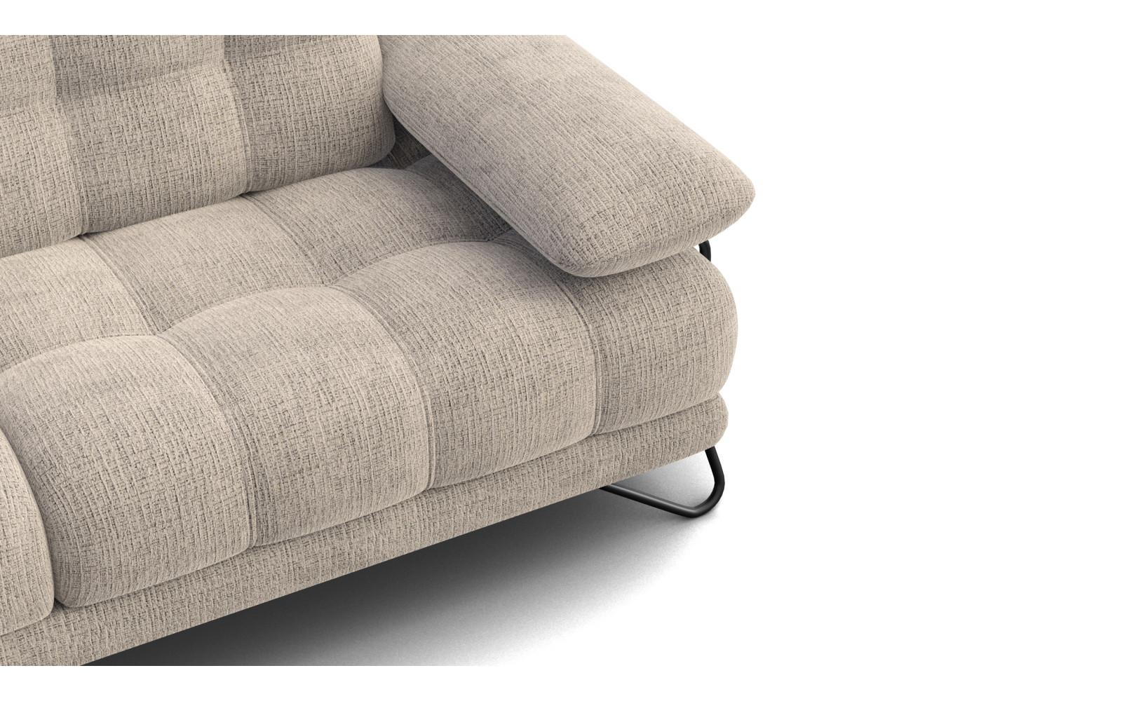 BUBBARA 2,5-Sitzer-Sofa, beige