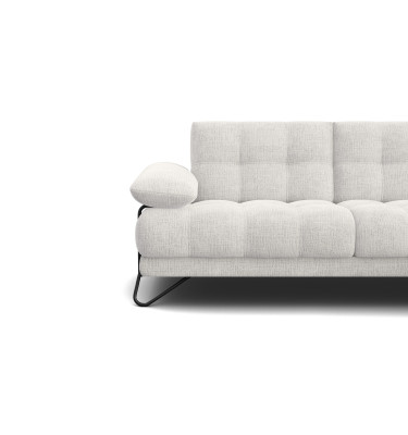 BUBBARA Ecksofa 4-Sitzer rechts, creme