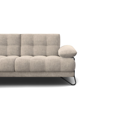 BUBBARA Ecksofa 4-Sitzer links, beige