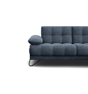 BUBBARA Ecksofa 4-Sitzer rechts, marineblau