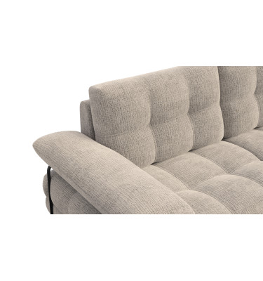 BUBBARA Ecksofa 4-Sitzer rechts, beige