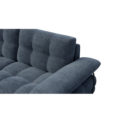 BUBBARA Ecksofa 4-Sitzer links, marineblau
